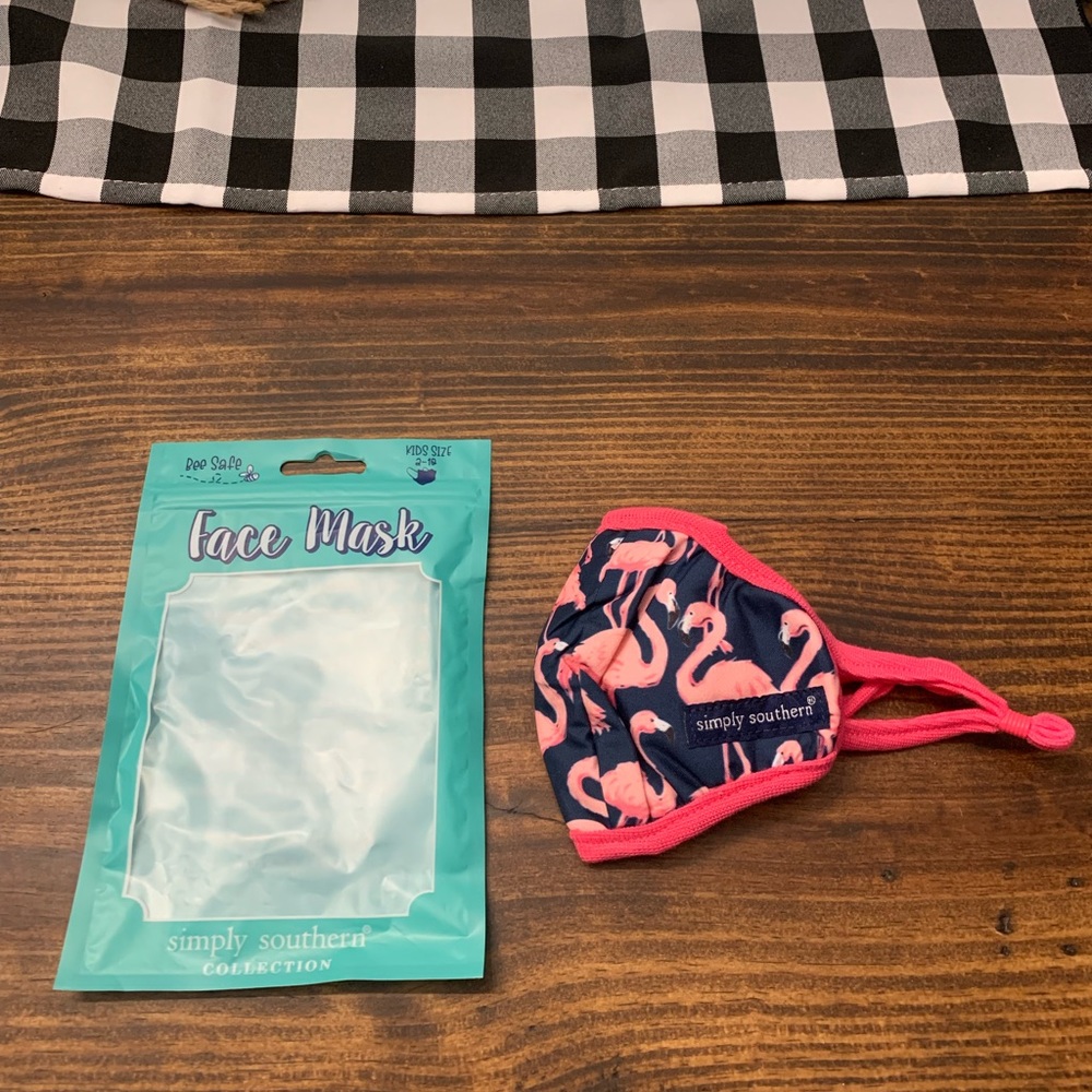 New! Simply Southern Collection Child’s Face Mask